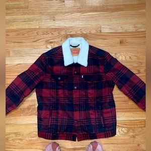 Levi's Jackets Coats Levi Lumberjack Sherpa Poshmark
